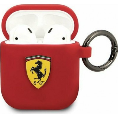 Ferrari Silicone Case Red (Apple AirPods / AirPods 2)